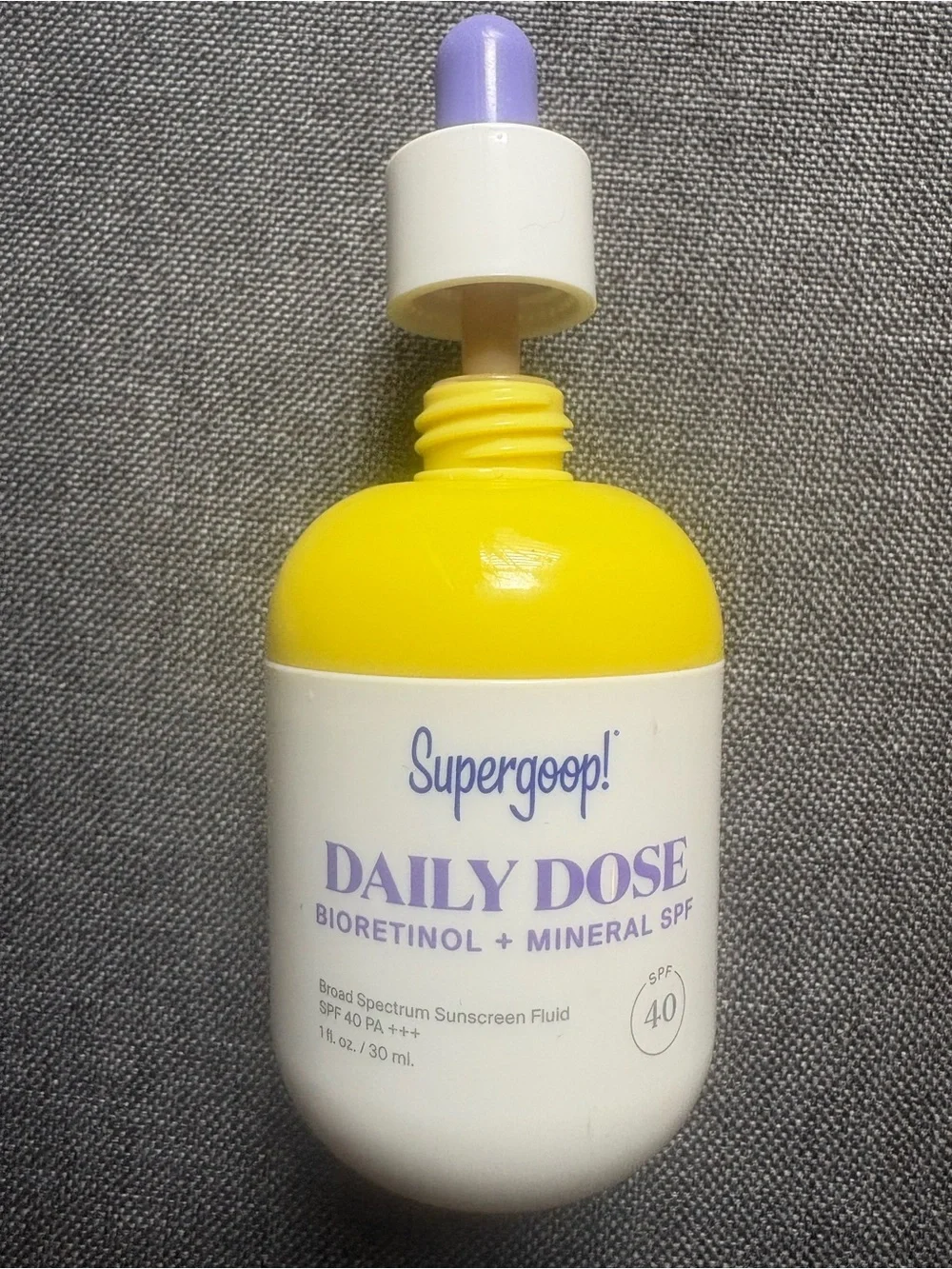 NWOT Supergoop! Daily Dose Bioretinol + Mineral SPF 40 Sunscreen